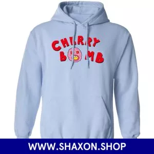 Sky Blue Cherry Bomb Hoodie