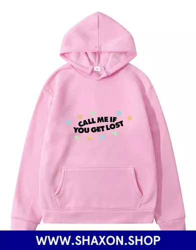 Call Me If You Get Lost Pink Hoodie