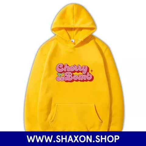 Yellow Cherry Bomb Hoodie